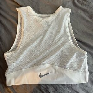 Nike dri fit mesh cropped tank